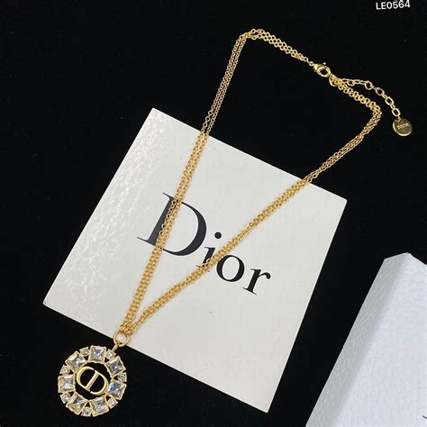 fake dior monogram necklace|how to identify dior jewelry.